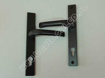 Klamka drzwiowa FKK 92 C lewa, czarna